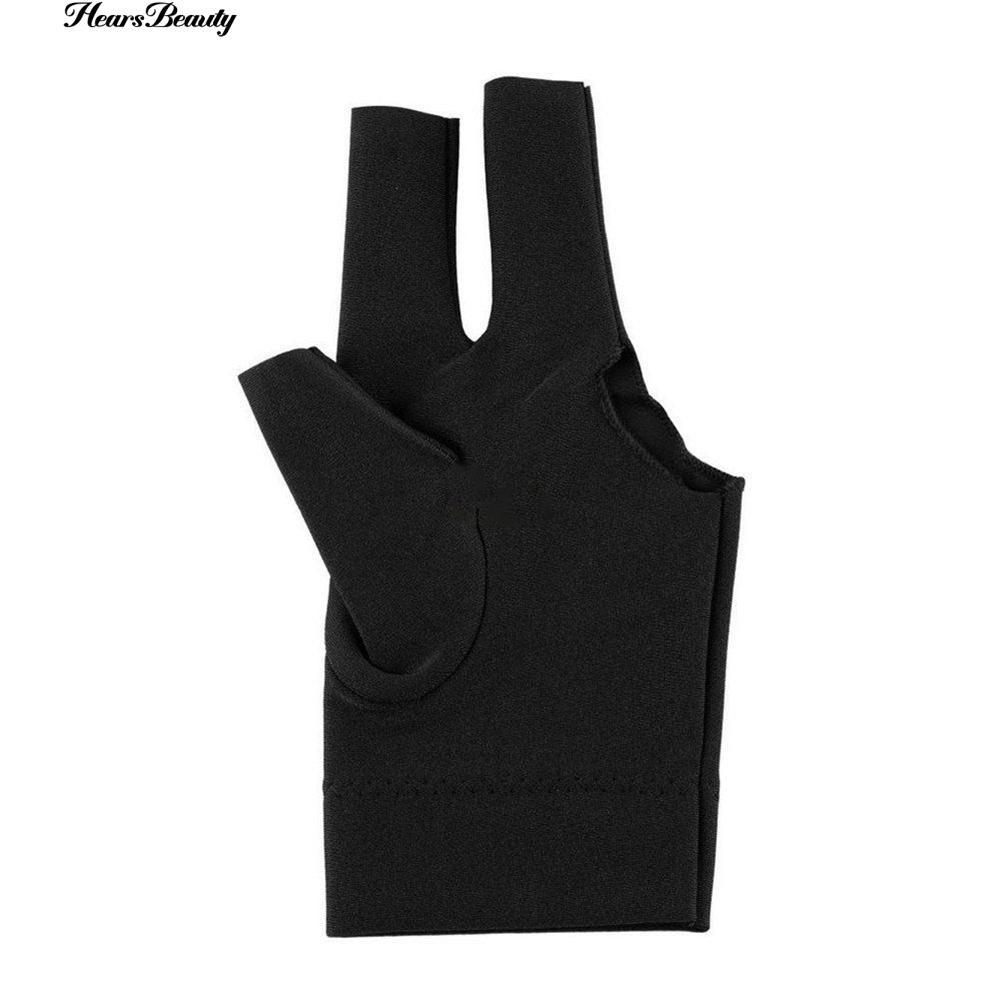 Durable Versatile 1Pc Spandex Snooker Billiard Cue Gloves Pool Left Hand Open Three Finger Glove Quality Have - Image 5