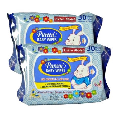 Buy Pureen Baby Wipes Wet Tissue Twin Pack 80 S X 2 Seetracker Malaysia