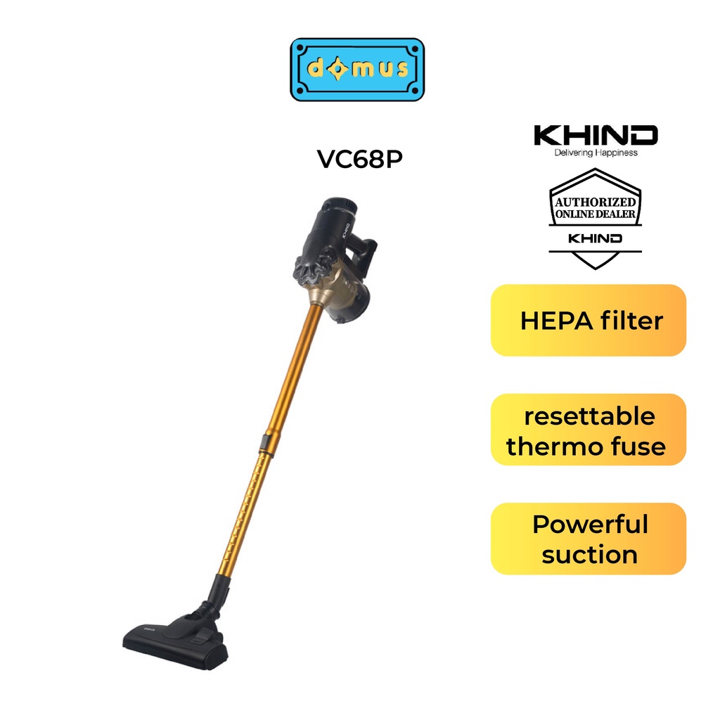Khind Vacuum Cleaner Hepa Filter VC68P Shopee Malaysia