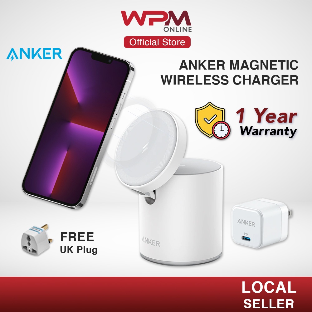 Anker A2568 623 Wireless Charger MagGo 2 in 1 Wireless