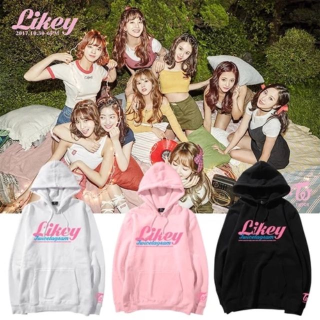 Twice Likey Merch Hoodie Shopee Malaysia