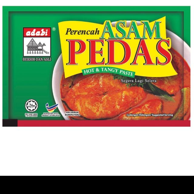 Adabi Perencah Asam Pedas 70gm Shopee Malaysia