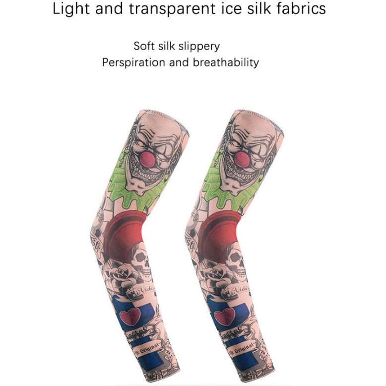 Ready Stock! Printed Tattoo Sleeve Hand Sock (1 pair) | Shopee Malaysia