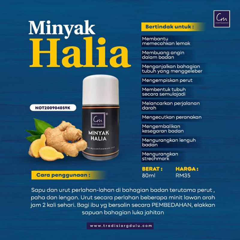 Buy Minyak Panas Halia Sedap Bau Seetracker Malaysia