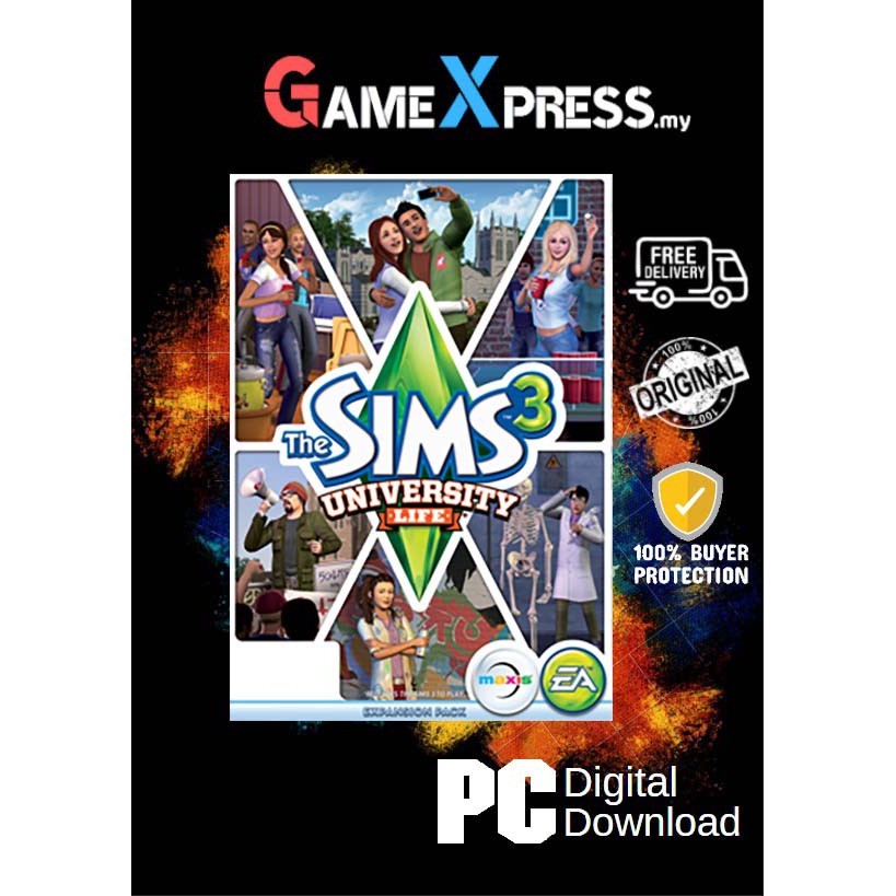 Sims 3 University Download Mac