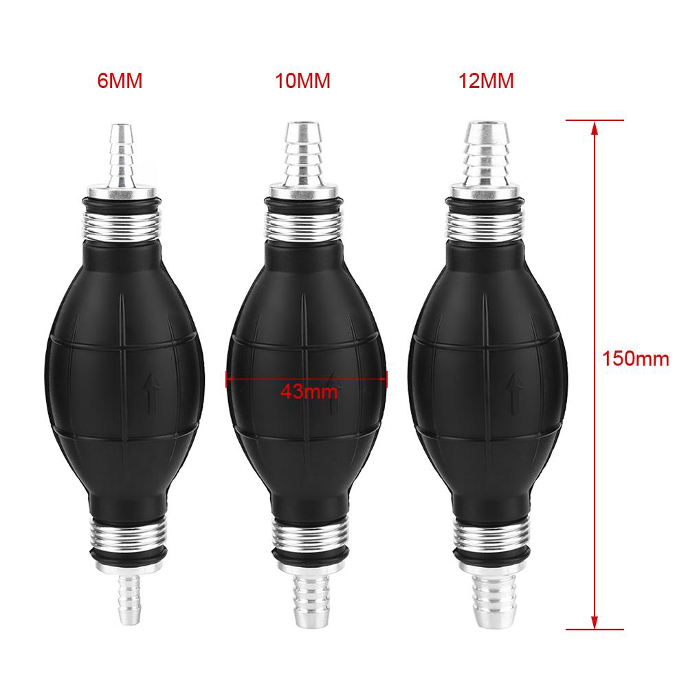 Premium Reliable Rubber & Aluminum Fuel Pump Line Hand Primer Bulb Petrol Car Boat Marine Outboard Quality
