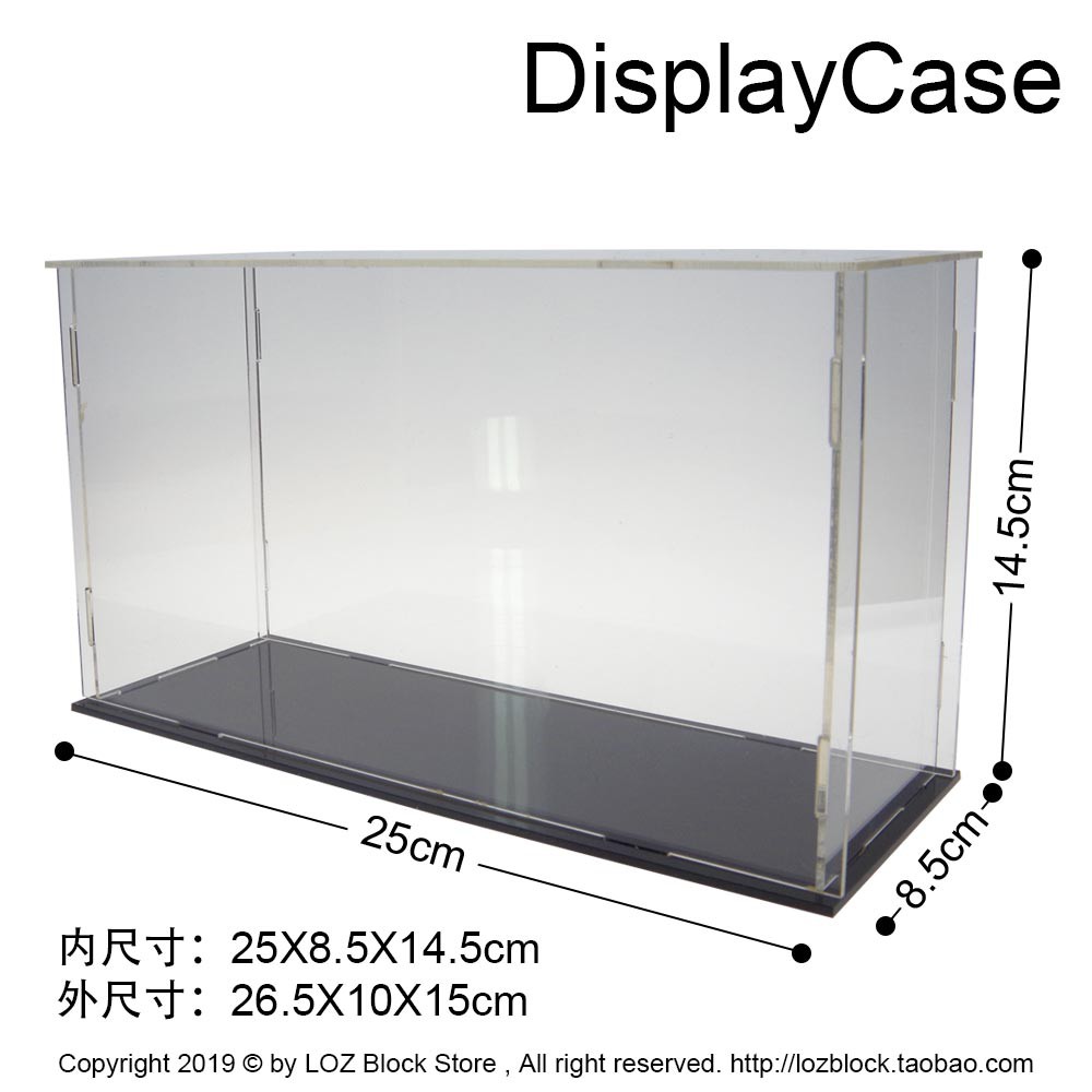 Dustproof Acrylic Display Case Plush Dolls Protective Cases Boxes Container 
