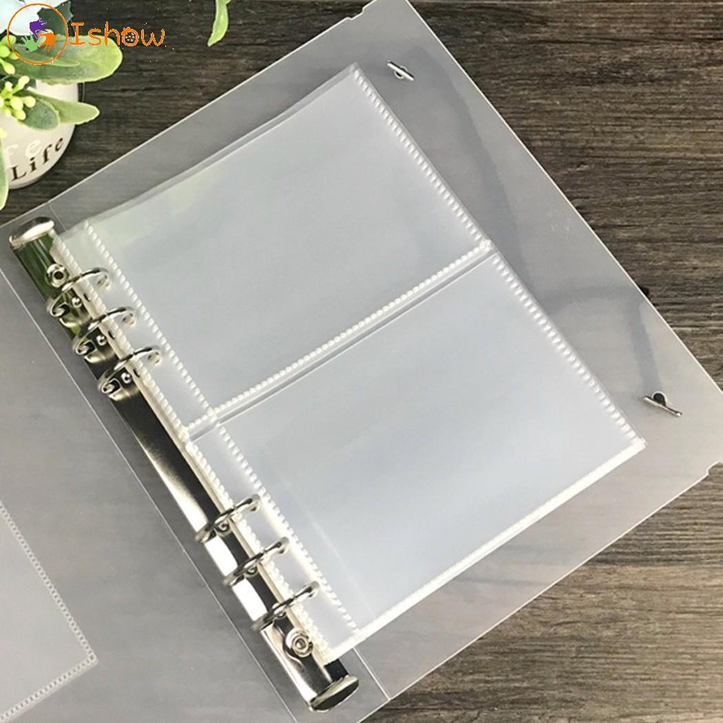 10pcs A5 Binder Sleeves Photo Album Binder Refill Inner Cards Photocard