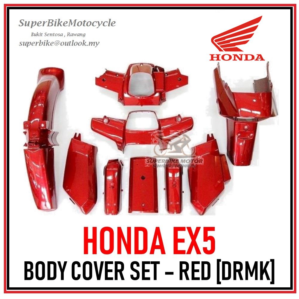 Honda Ex5 Bsh Boon Siew Honda 100 Original Body Cover Set Shopee Malaysia