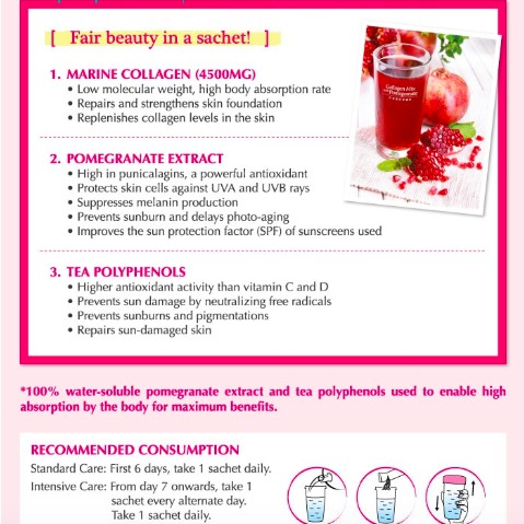 Buy Buy 2 Rm185 Apply Voucher Ask Seller Beauxlim Collagen Mix With Pomegranate 30 S 15 S Seetracker Malaysia