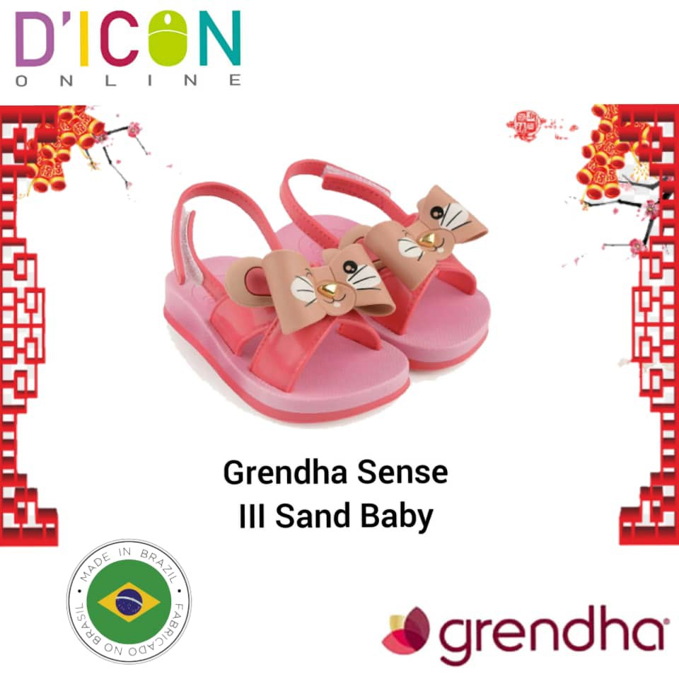 (Ready Stock) [SPECIAL OFFER] Grendha Sense III Sand Baby 17300 (Made In Brazil)