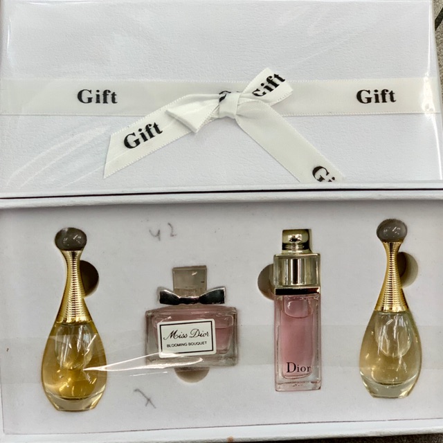 dior fragrance mini set