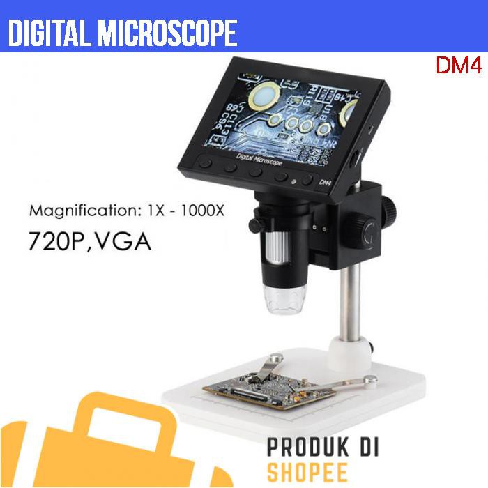 DM4 Portable Digital Microscope 4.3 Inch LCD Display VGA 1280*720