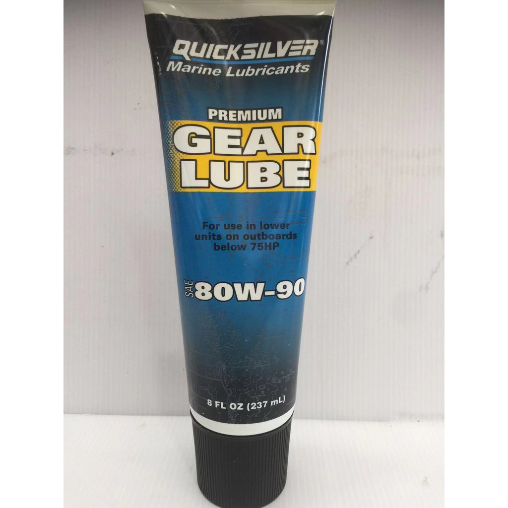 Quicksilver Premium Gear Lube SAE 80W-90 Outboard 75HP Mercury Marine ...