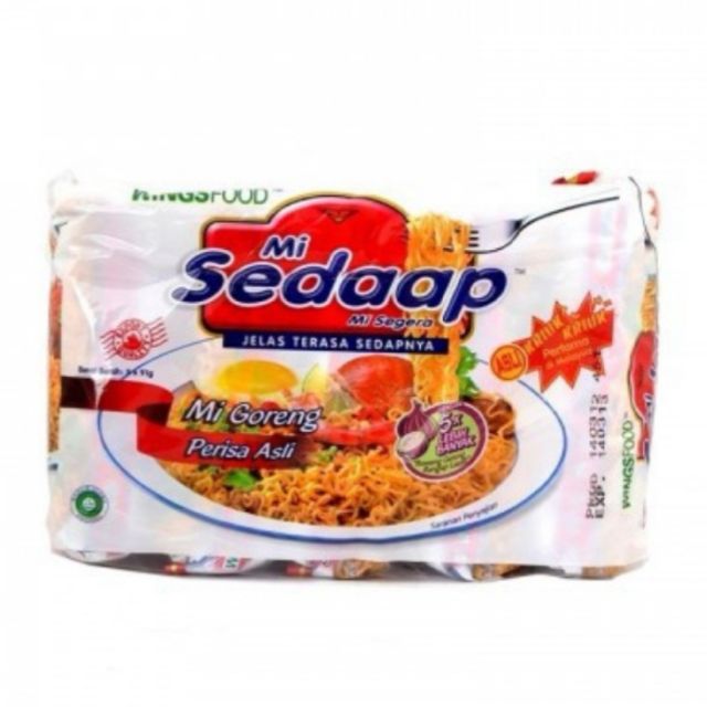 Mi Sedaap Fried Instant Noodle Original 5s X 91g Shopee Malaysia