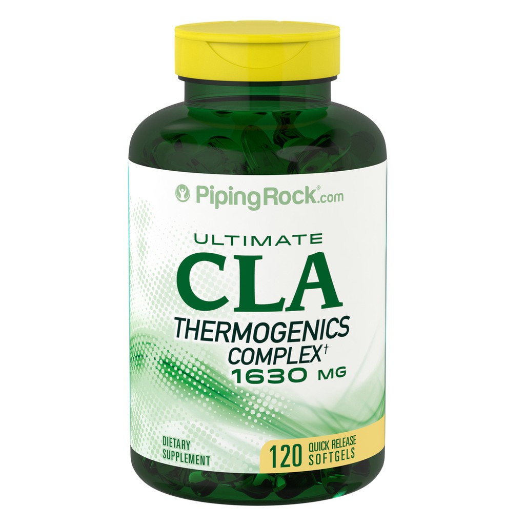 Piping Rock Ultimate CLA Thermogenics Complex 1630 mg, 120 Softgels