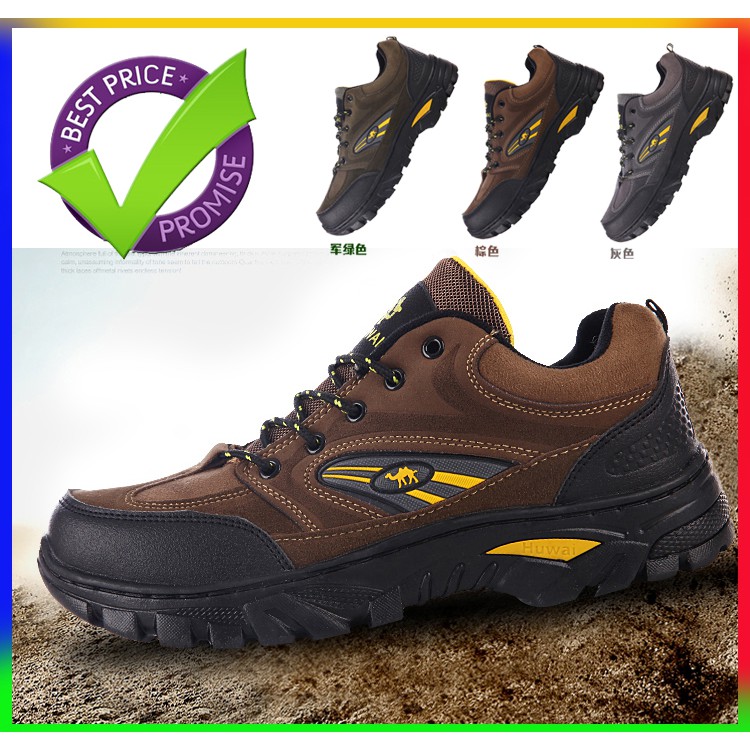 Men Women Hiking Outdoor Trekking Jungle Breathable Sports Shoes Kasut Aktiviti Lasak Sukan 0850