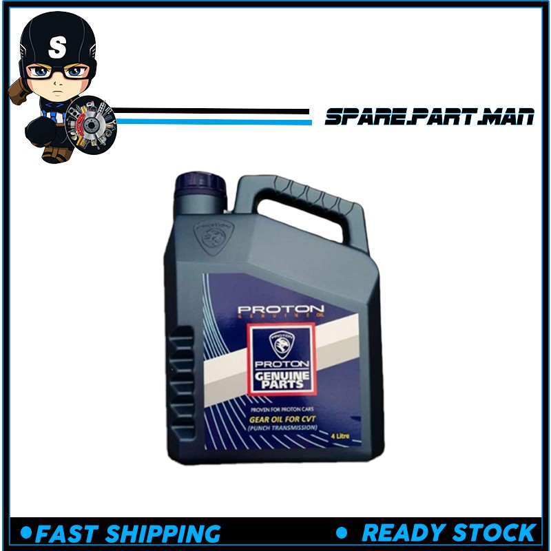 100 Original Proton CVT ATF Auto Gear Oil (4L) SAGA VVT / FLX / BLM
