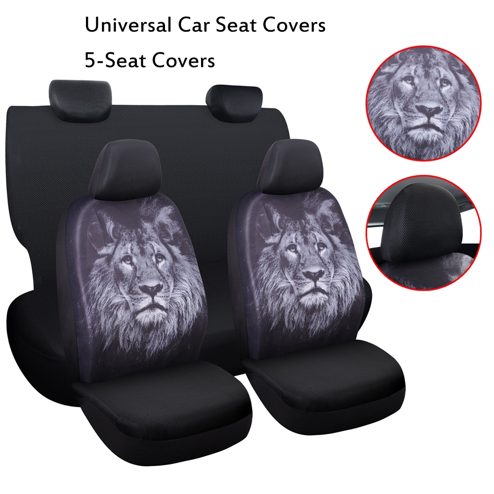 Car Seat Cover Universal 5-Seat Covers Fit Perodua Viva 