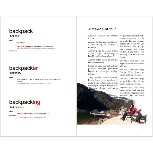 Buku] Travelog Nota Perempuan Backpacker - Azzah AR  Shopee Malaysia