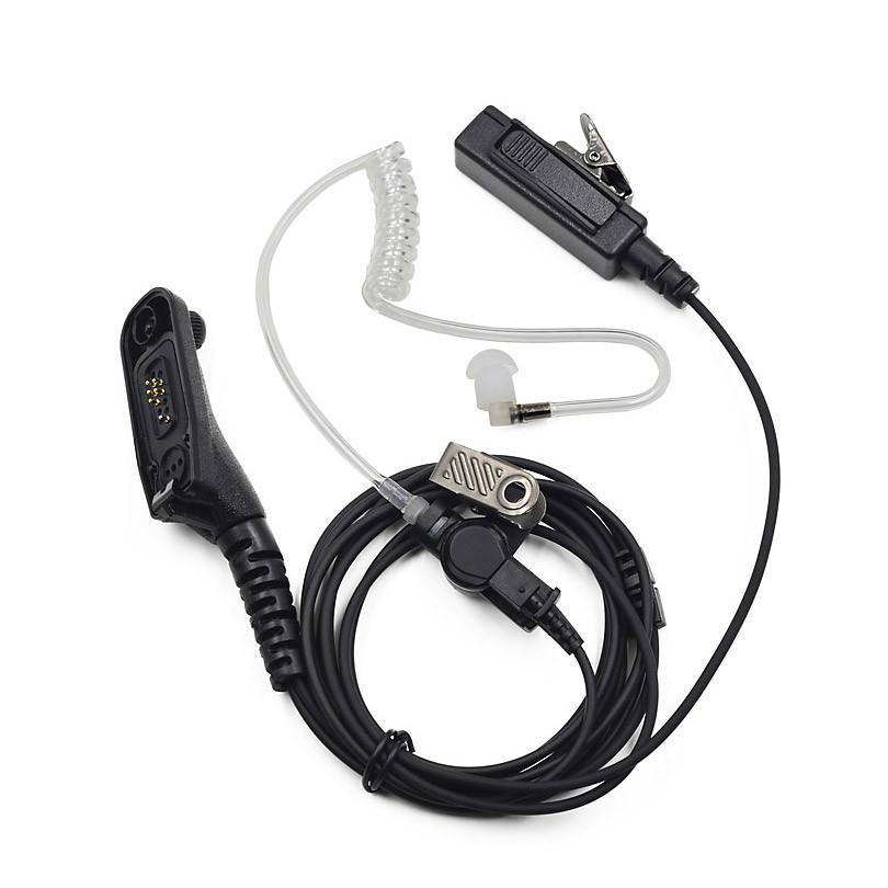 Police Air Tube Earpiece Microphone PTT Headset of ...