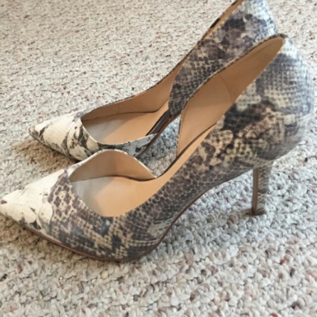 nine west snakeskin