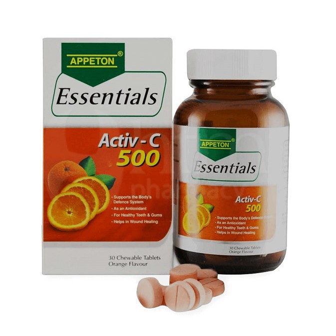 APPETON Essential Activ-C 500 Vitamin C 30s | Shopee Malaysia