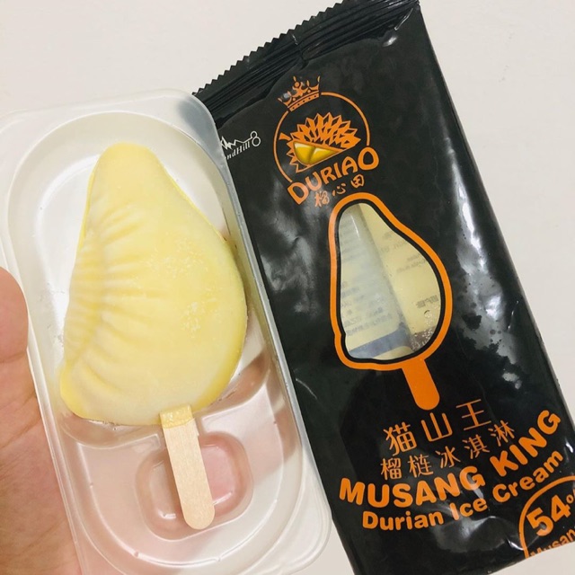 Aiskrim durian musang king