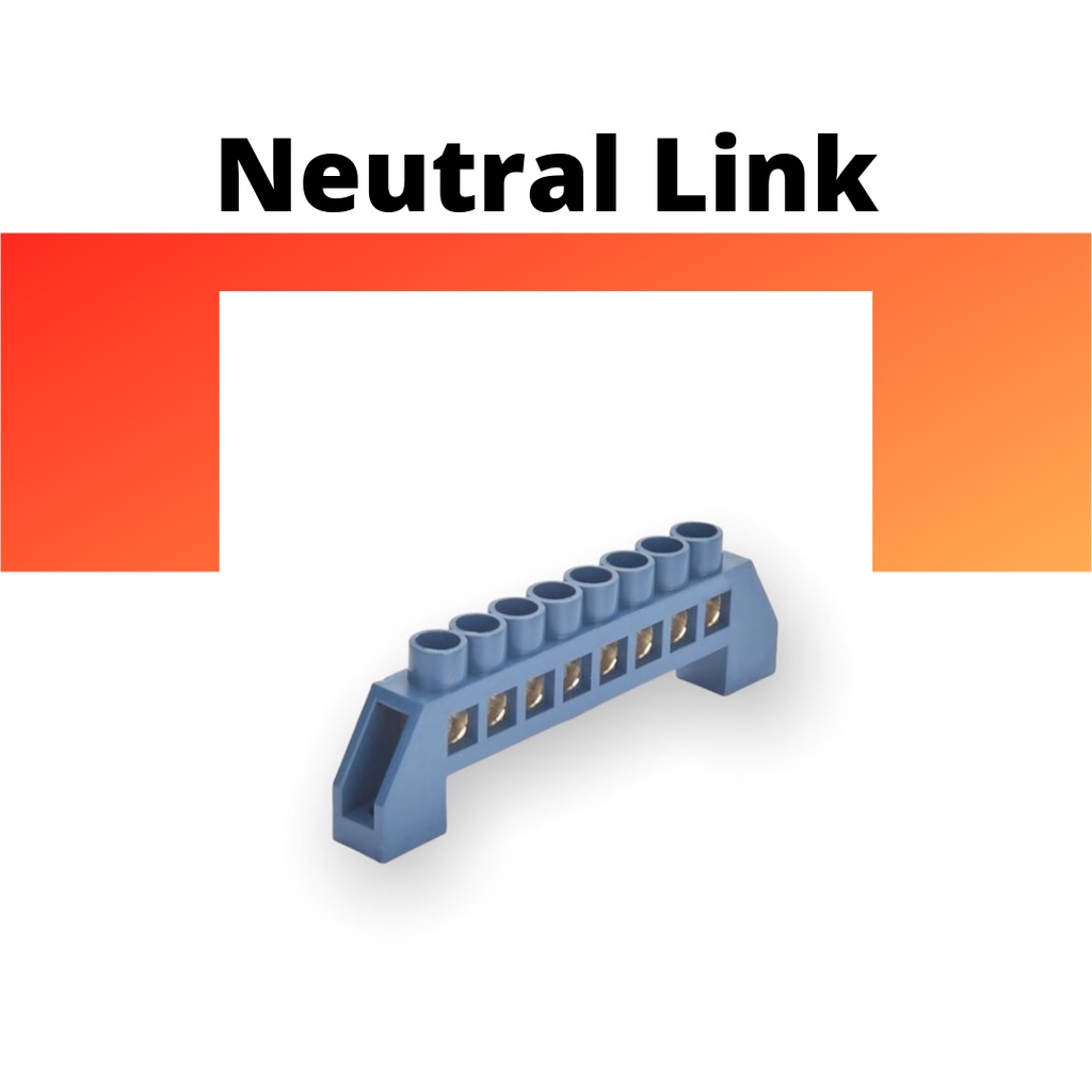 6WAY 10WAY INSULATED NEUTRAL LINK BLUE TERMINAL CONNECTOR | Shopee Malaysia