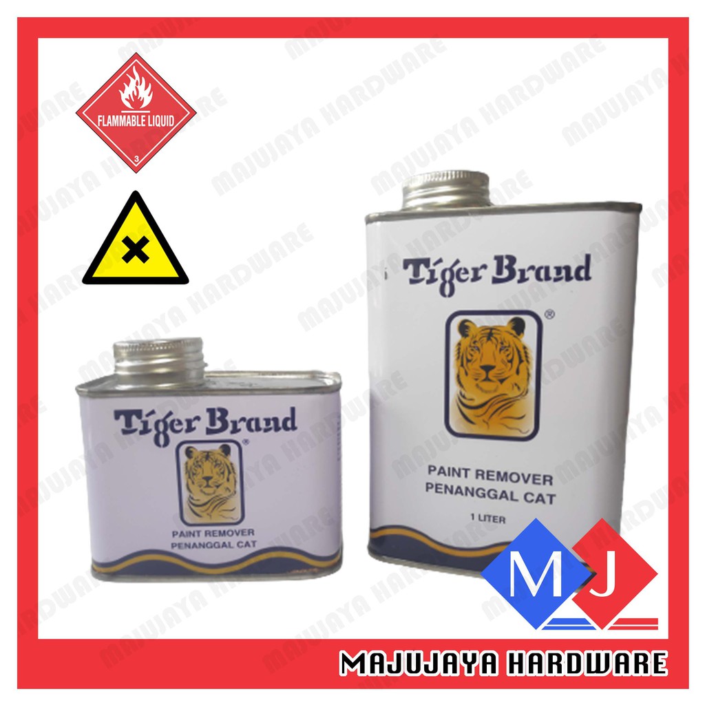 TIGER BRAND Paint Remover Penanggal Cat 500mL / 1 Liter Shopee Malaysia