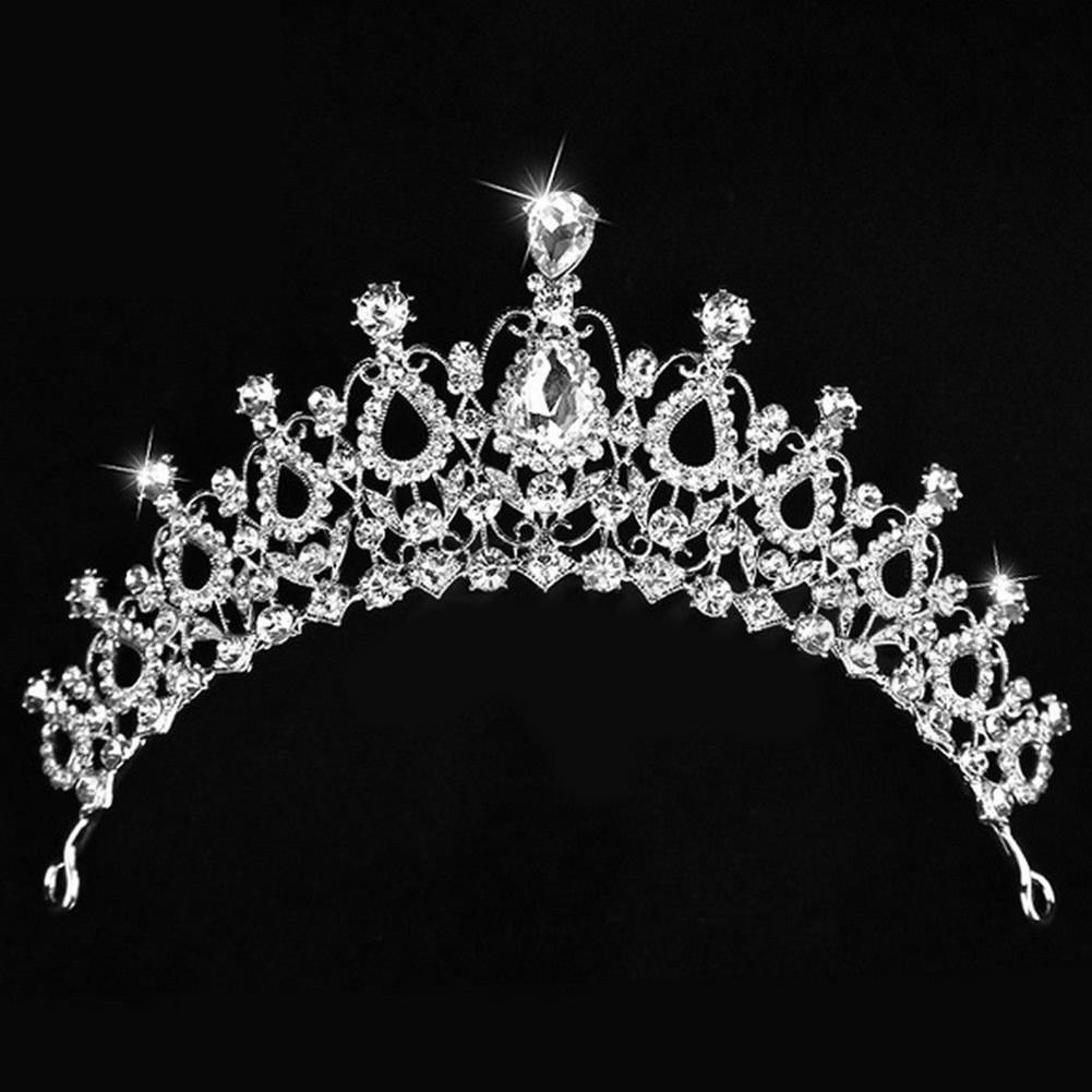 Rhinestone Jewelry Tiara Crown Hair  Ornaments Bridal  