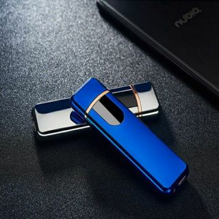 USB Rechargeable Touchscreen Electronic Dual Pulse Arc Cigarette Lighter
