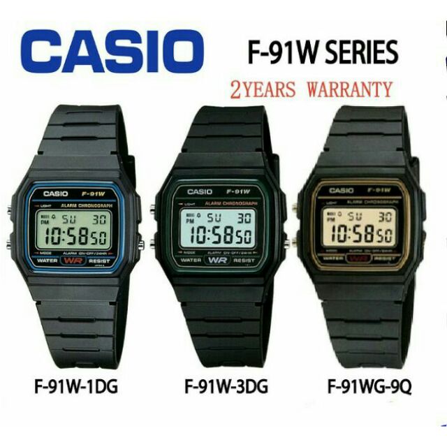 original casio f91w