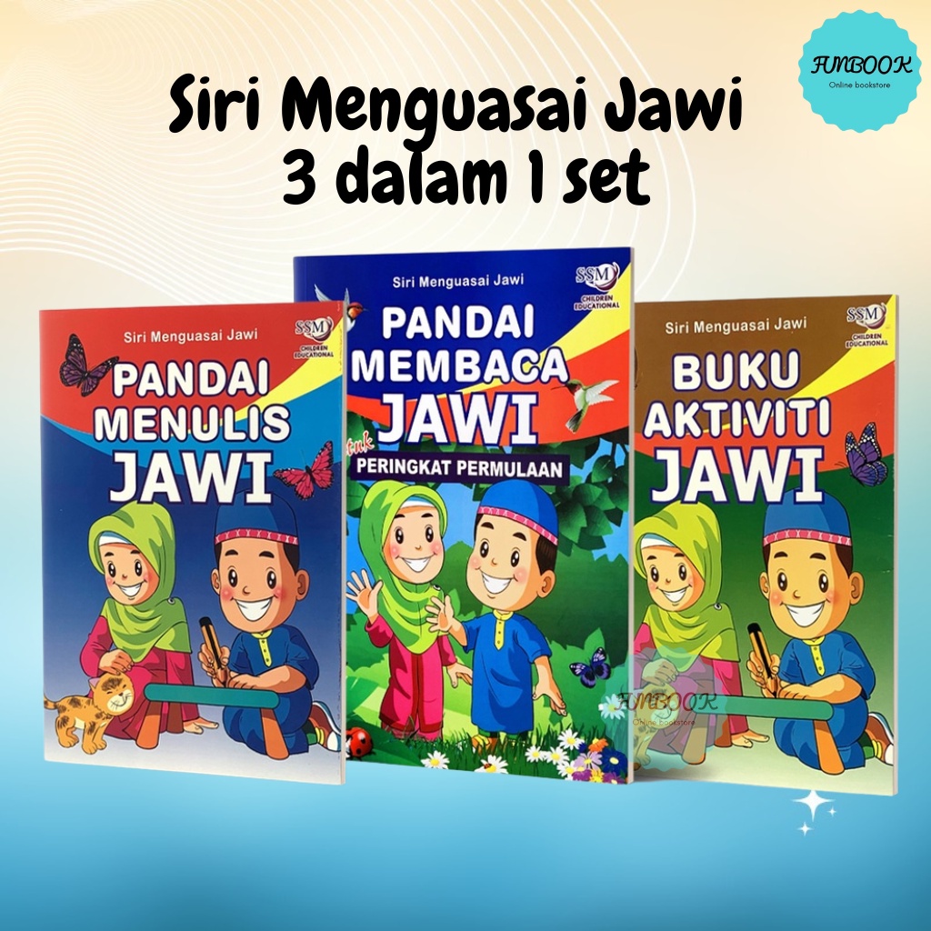 Funbook Siri Menguasai Jawi Pandai Membaca Jawi Pandai Menulis Jawi Buku Aktiviti Jawi 3 