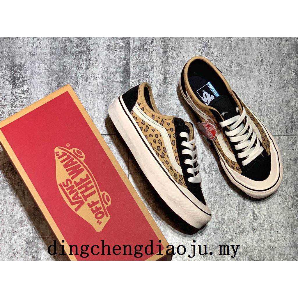 vans style 36 decon sf leopard sneaker