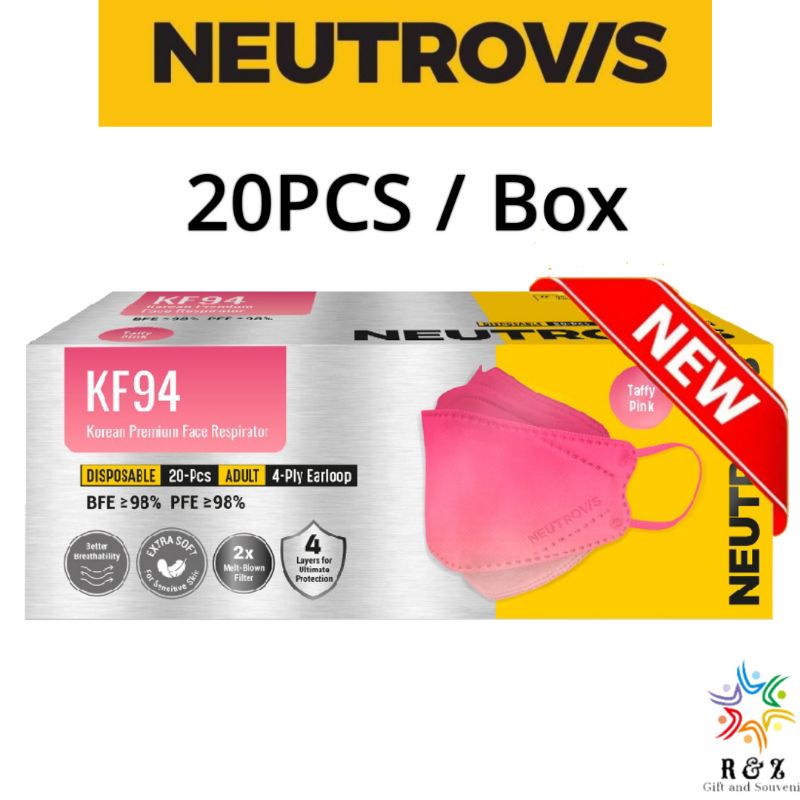 [New Arrival!] Neutrovis KF94 Taffy Pink Medical Face Mask / Neutrovis