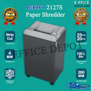 EBA 2127S / EBA 2127C Paper Shredder