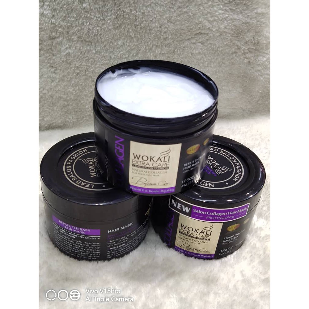 Wokali Oleo Intense Care Hair Mask Keratin Extracts 500 G Shopee Malaysia