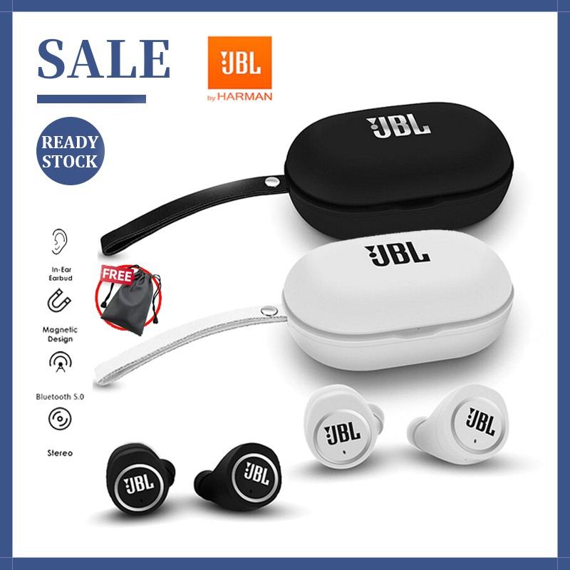 HARMAN JBL TWS 18 Twin Earbud Bluetooth Wireless Earphone ...