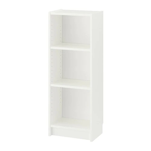 Billy Bookcase 40x28x106cm Ikea 100, Ikea Narrow Bookcase White