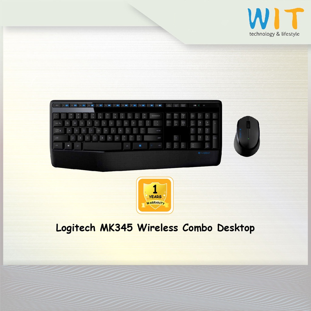 Logitech MK345 Wireless Combo Keyboard + Mouse