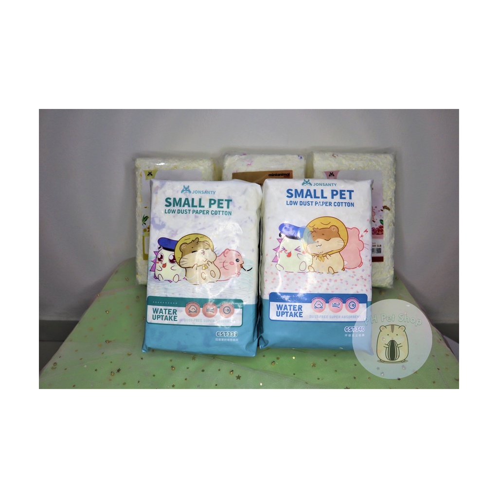 【Ready Stock】 Jonsanty Hamster bedding Fiber Paper Cotton 宠尚天仓鼠纸棉垫料