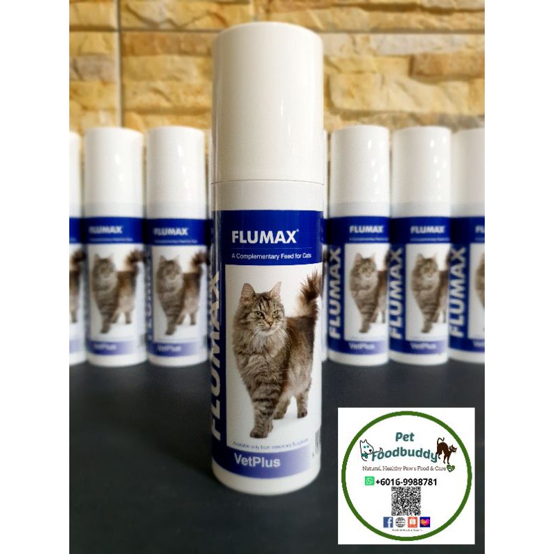 Buy 30ml/ 150ml Vetplus FLUMAX® Multivitamin Flu Prevention Cat 