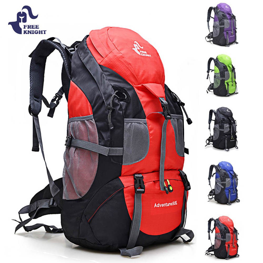 50L Outdoor Travel Backpack Camping Climbing Bag Hiking Backpacks Sport