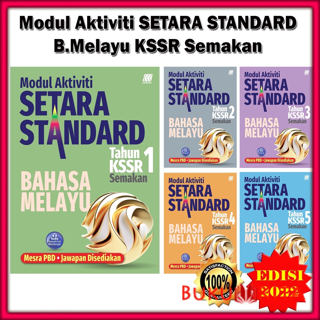 Buku Latihan Modul Aktiviti Setara Standard Kssr Semakan Edisi 2022 Bahasa Melayu Tahun 1 2 3 4 5 Shopee Malaysia