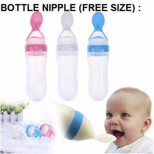 infant rice cereal in bottle