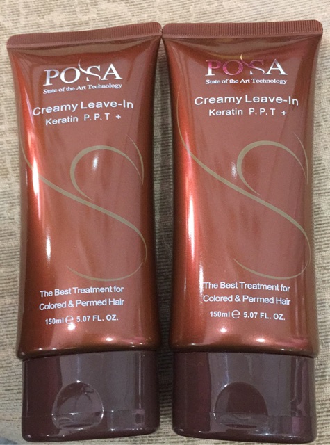 Posa Creamy Leave In Keratin P P T Shopee Malaysia