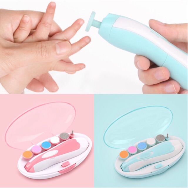 [MALAYSIA] 6 in 1 Electric Baby Adult Nail Trimmer Pedicure & Manicure