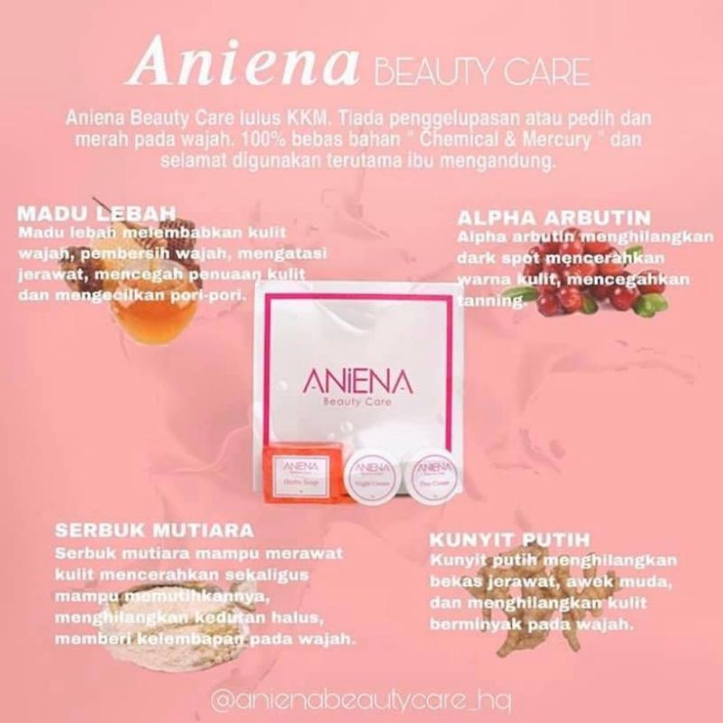 Buy 🔥ANIENA BEAUTY CARE SET🔥ORIGINAL HQ WITH FREE 