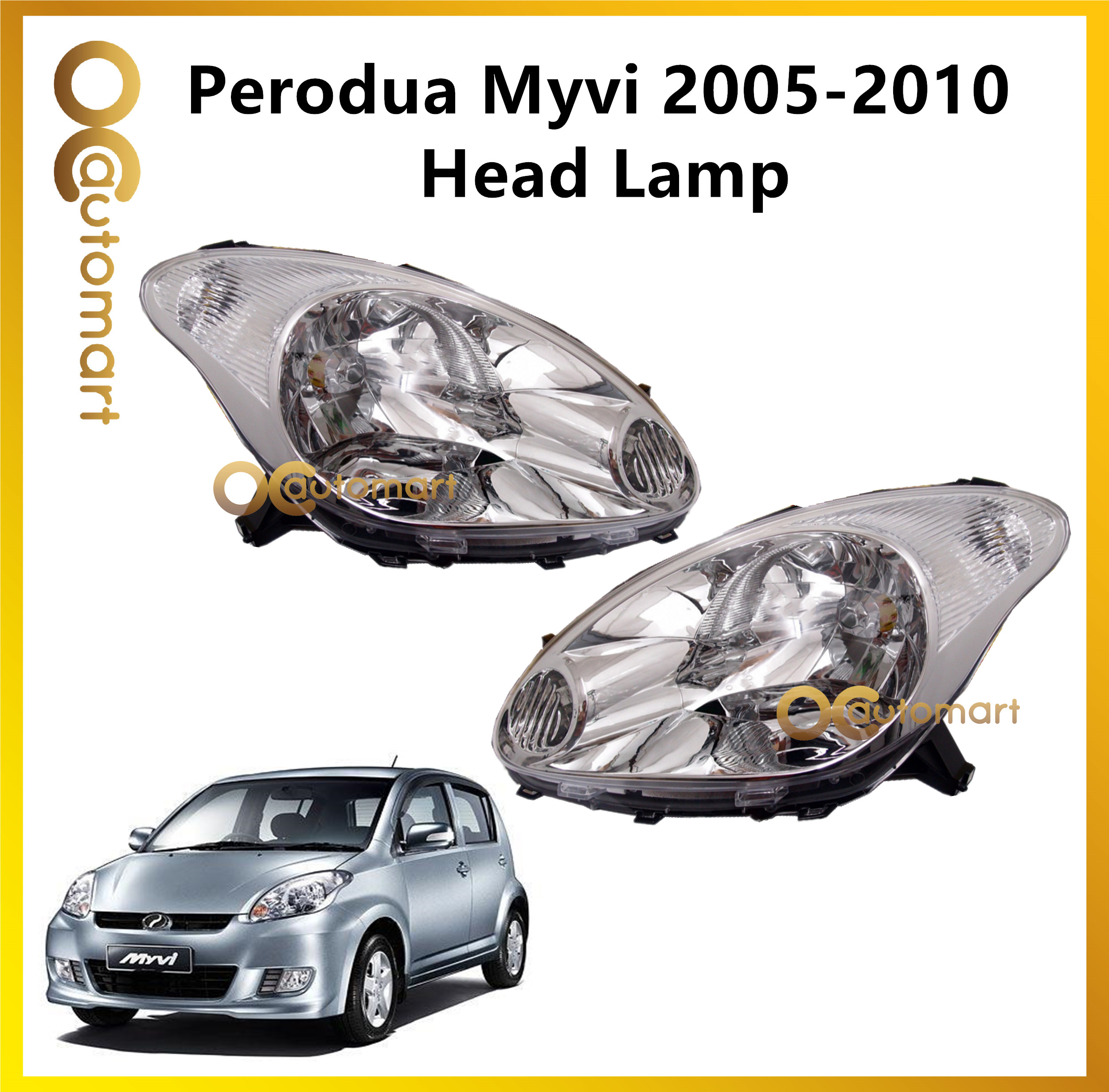 Bosch Perodua Myvi Year 2005 - 2010 Head Lamp Headlamp Set ( Left & Right )
